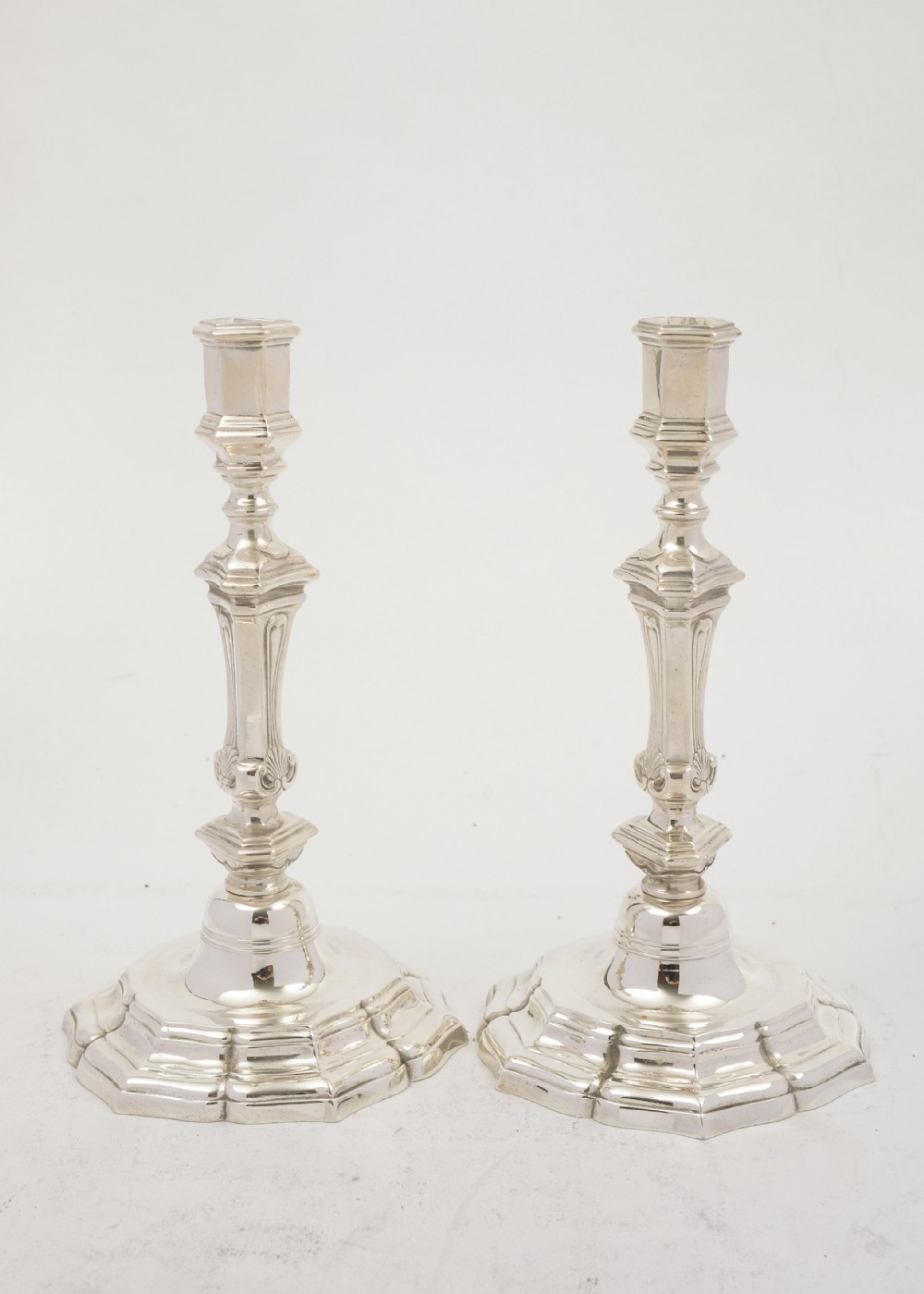 Stunning Pair of French 17th c Style Candlesticks - circa 1900
