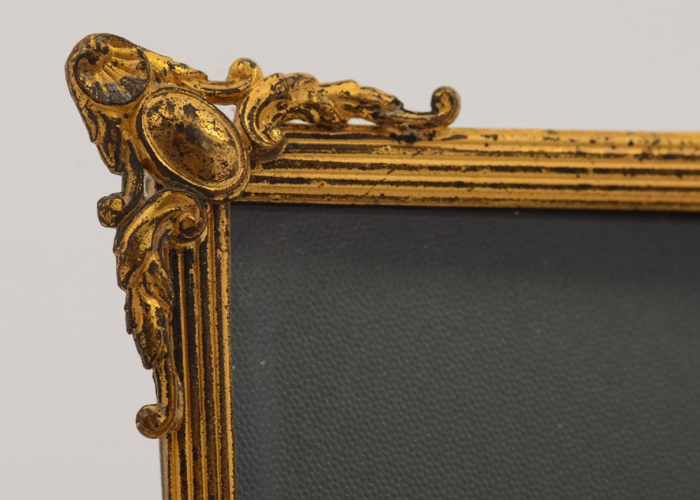 Nice Edwardian Gilded Brass Photo Frame - circa 1905 View II