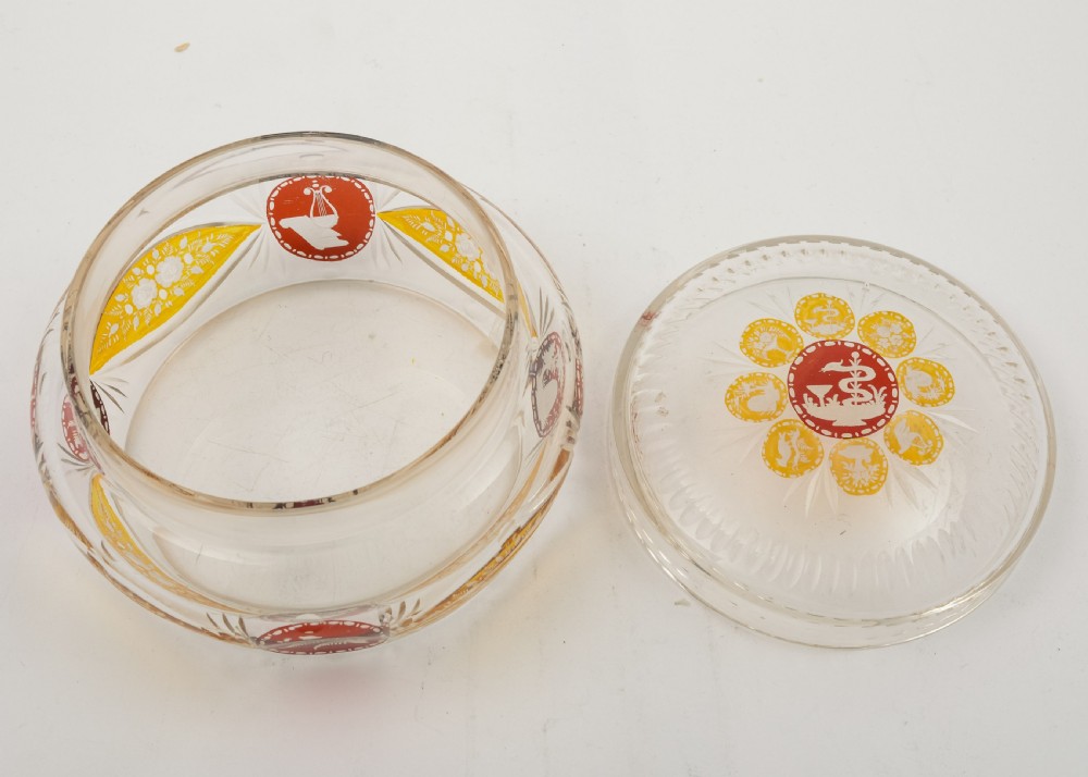 Pretty Edwardian Cut Glass Jar- circa 1905 View III