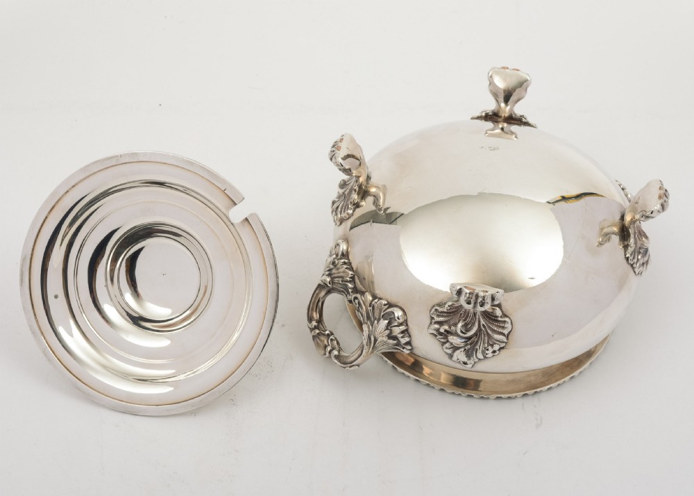Gorgeous Edwardian Silver Plated Tureen - circa 1905 View III