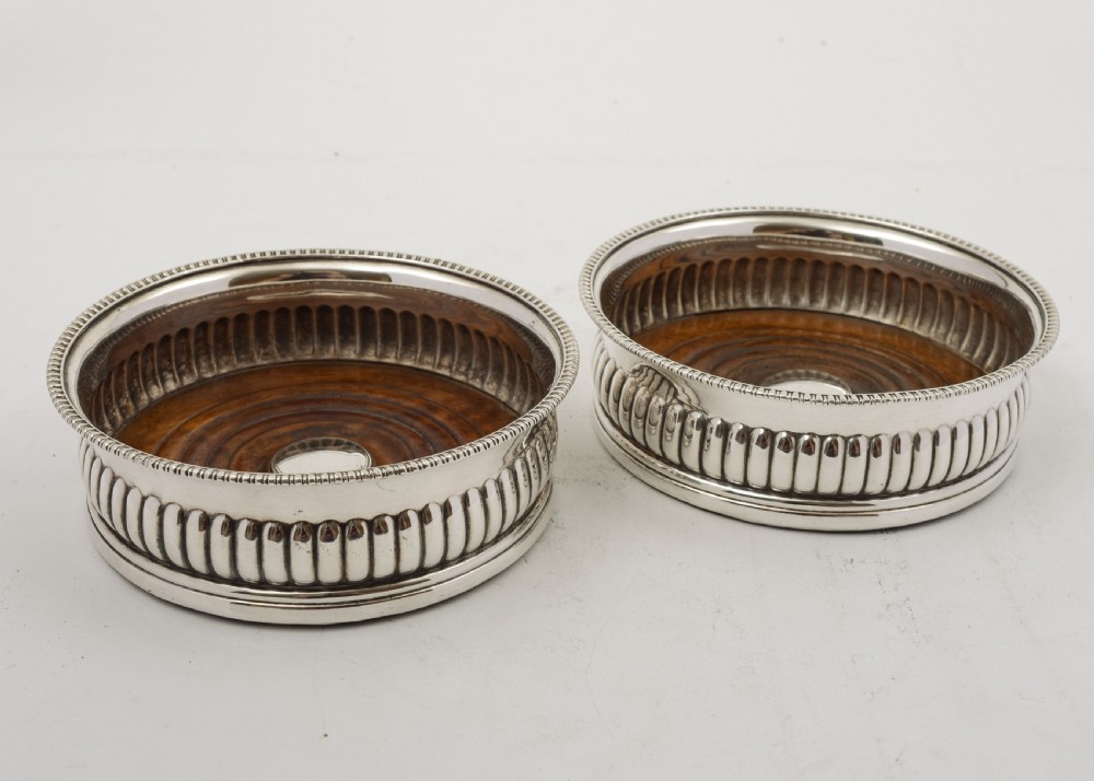Nice Pair Georgian Coasters - circa  1820 View III