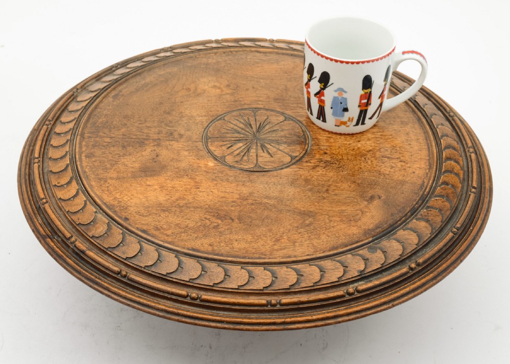 Nice Oak Victorian 'Lazy Susan' - circa 1890 View IV