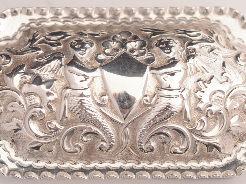 Gorgeous Victorian Silver Plated Trinket Box - circa 1890 View VI