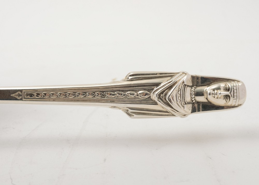 Unusual Victorian Silver Plated Crumb Scoop - 1870 View III
