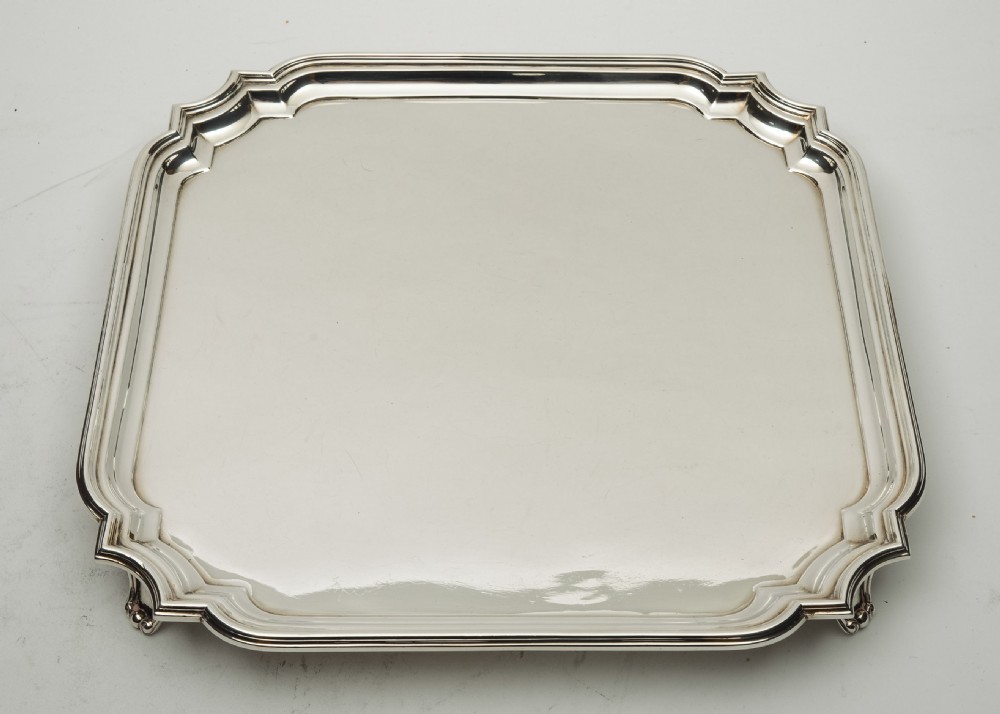 Lovely Art Deco Silver Plated Salver - circa 1930