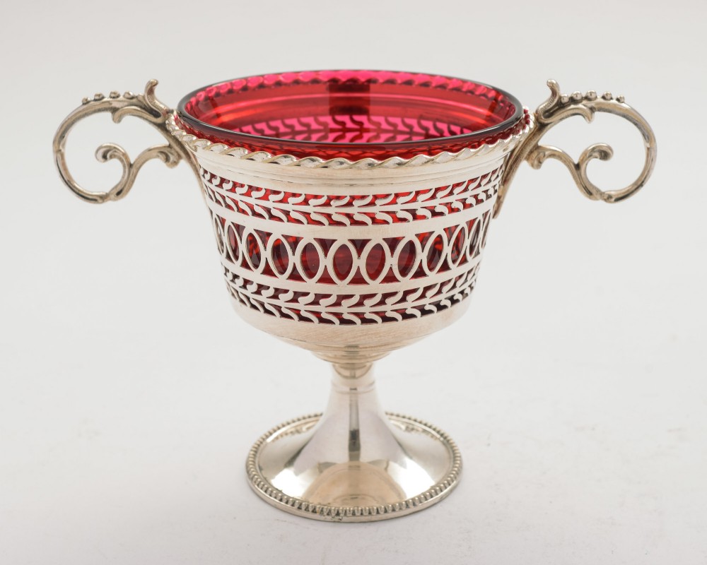 Pretty Edwardian Silver Plated Sugar Bowl - circa 1905