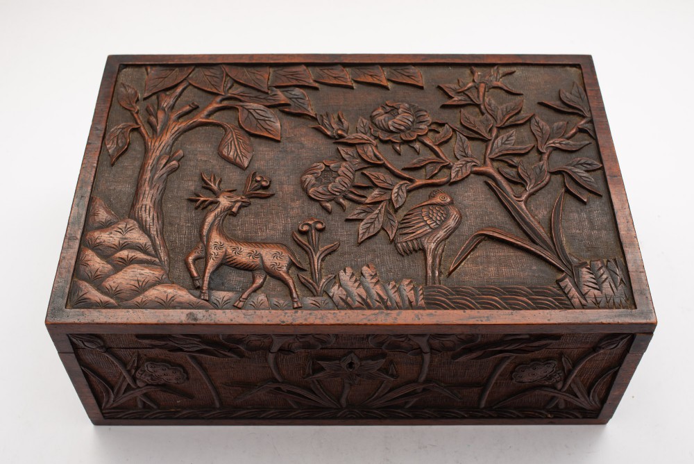 Super Large Arts & Crafts Oak Box - circa 1900