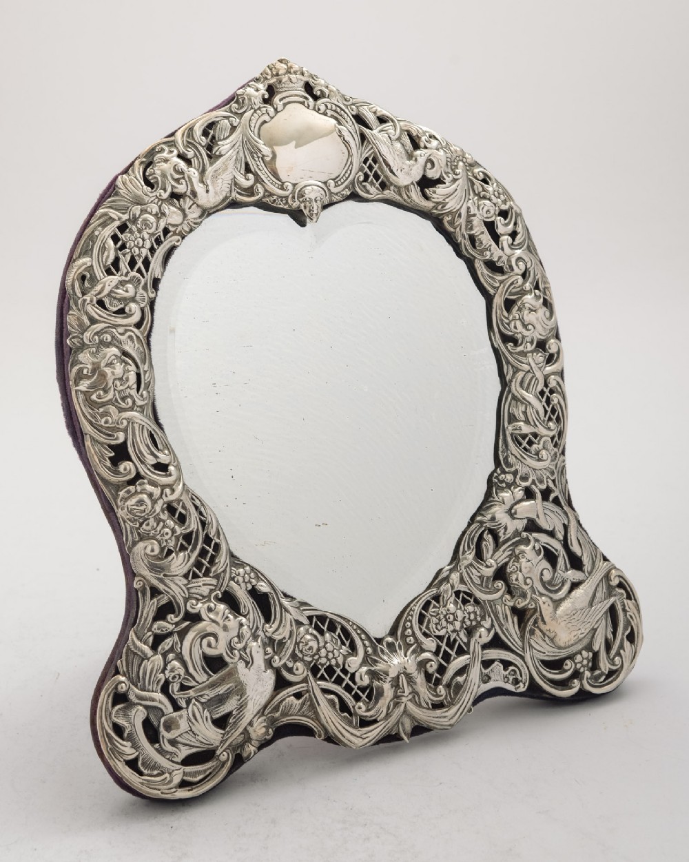 Stunning Victorian Silver Mirror - London 1897