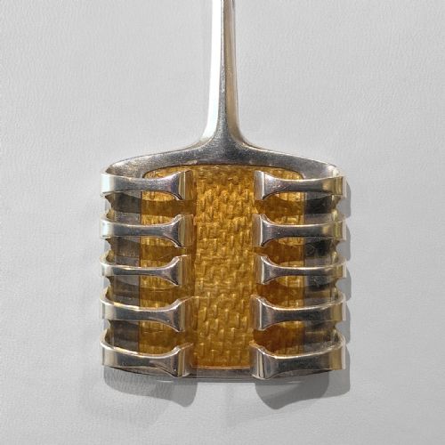 DAVIDANDERSEN OF NORWAY SILVER AND ENAMEL PENDANT TORQUE - ADDITIONAL PHOTO 3
