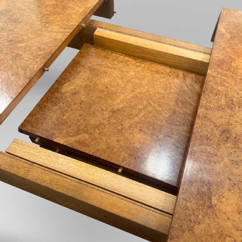 ART DECO DINING TABLE EXTENDING TO SEAT UP TO 8 PEOPLE - ADDITIONAL PHOTO 1