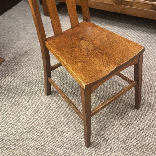 ARTS AND CRAFTS OAK CHAIR - ADDITIONAL PHOTO 3