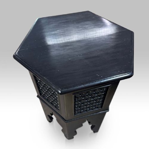 LIBERTY AESTHETIC MOVEMENT BLACK MOORISH TABLE - ADDITIONAL PHOTO 1
