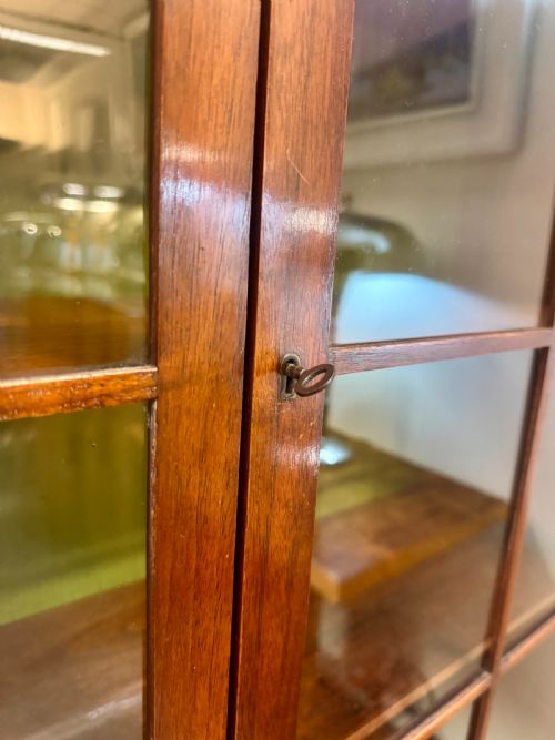 ARTS AND CRAFTS MOVEMENT WALNUT BOOKCASE - ADDITIONAL PHOTO 2