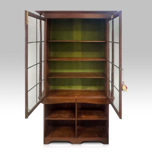 ARTS AND CRAFTS MOVEMENT WALNUT BOOKCASE - ADDITIONAL PHOTO 1