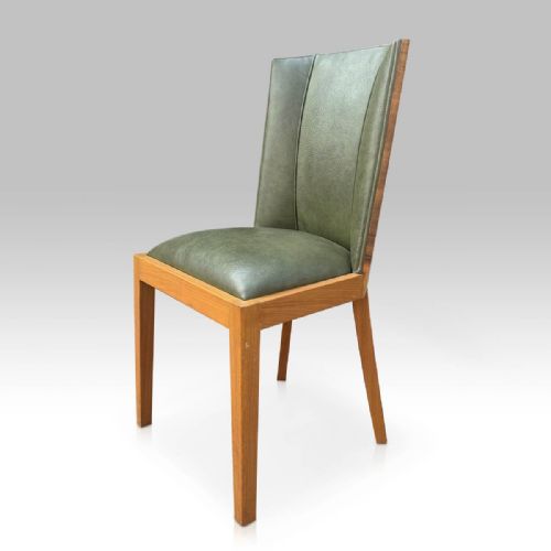 ART DECO DINING SUITE 6 CHAIRS BIRD'S EYE MAPLE 1930S - ADDITIONAL PHOTO 5