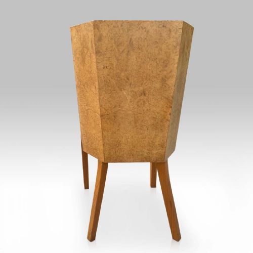 ART DECO DINING SUITE 6 CHAIRS BIRD'S EYE MAPLE 1930S - ADDITIONAL PHOTO 10