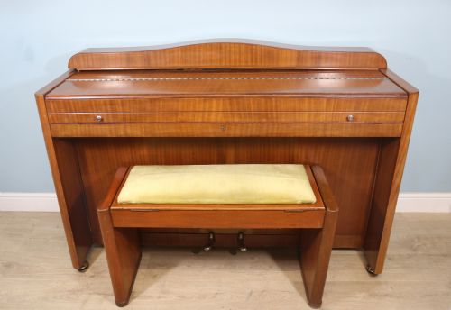 Stylish Eavestaff Mini Piano and Stool