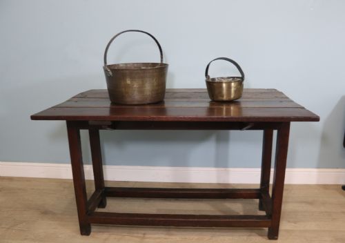 Rustic Solid Oak Side Table