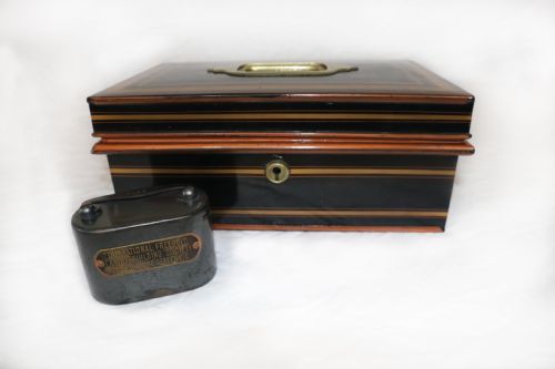 Deed Box and Cash Tin.