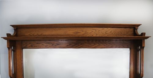 ARTS AND CRAFTS STYLE A SUPER QUALITY LATE VICTORIAN OAK SIDEBOARD WITH AN ARTS AND CRAFTS INFLUENCED STYLE - ADDITIONAL PHOTO 5