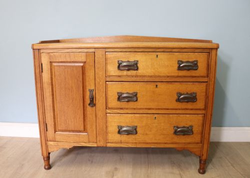 This Lovely Arts and Crafts Influenced Side Cabinet