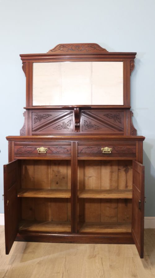 LOVELY VICTORIAN AMERICAN WALNUT SIDEBOARD - ADDITIONAL PHOTO 3