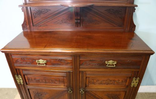 LOVELY VICTORIAN AMERICAN WALNUT SIDEBOARD - ADDITIONAL PHOTO 12
