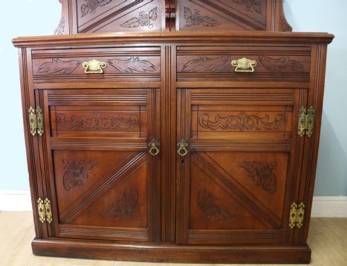 LOVELY VICTORIAN AMERICAN WALNUT SIDEBOARD - ADDITIONAL PHOTO 14