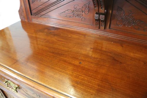 LOVELY VICTORIAN AMERICAN WALNUT SIDEBOARD - ADDITIONAL PHOTO 21