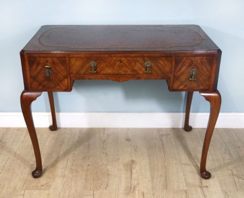 Early 20th Century Walnut Veneered Writing Table