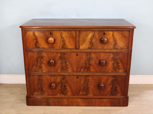 A Lovely Mid Victorian Mahogany Chest.