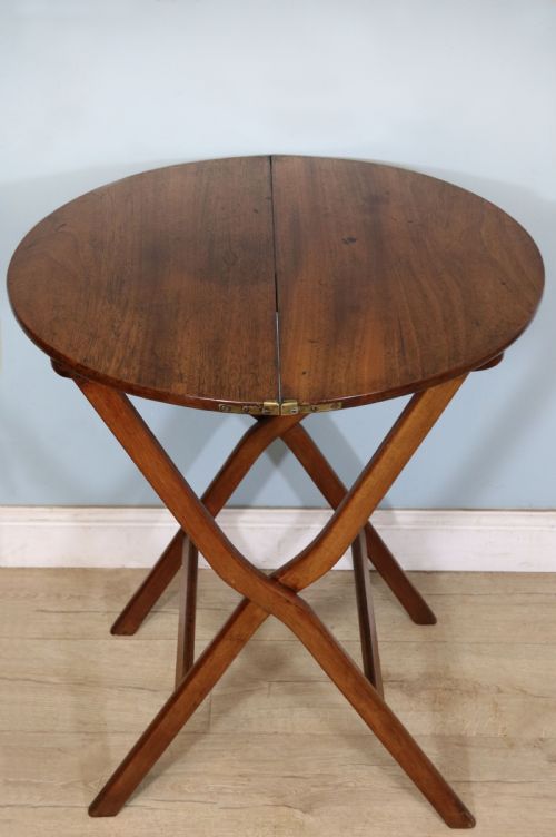 A Lovely 19th Century Genuine Campaign or Coaching Table.