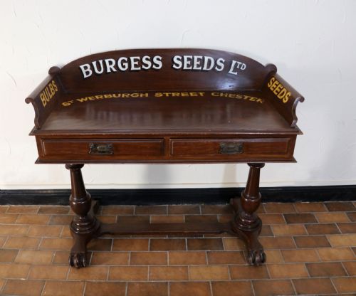 A LOVELY LATE VICTORIAN MAHOGANY GALLERIED SIDE TABLE - ADDITIONAL PHOTO 1