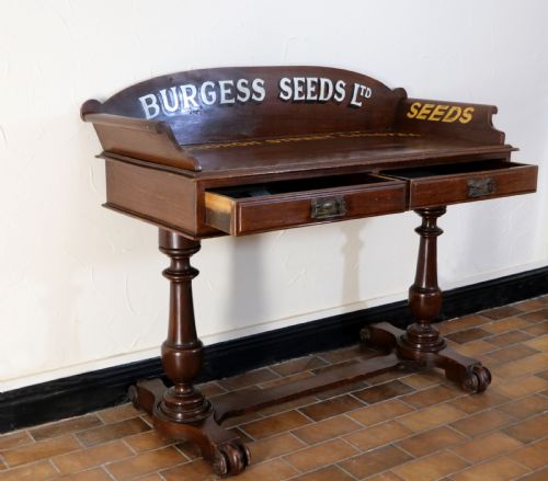 A LOVELY LATE VICTORIAN MAHOGANY GALLERIED SIDE TABLE - ADDITIONAL PHOTO 4