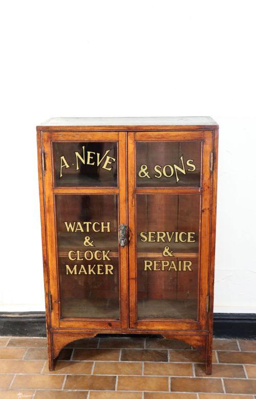 A Lovely Pine Vintage Bookcase or Display Cabinet