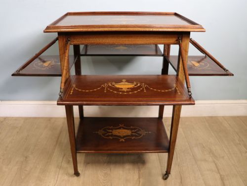 A Lovely Edwardian Metamorphic Combination Side Table.
