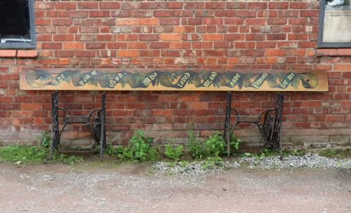 A  Lovely 19th Century Beautiful Hand Painted Wooden Wall Mounted Panel.