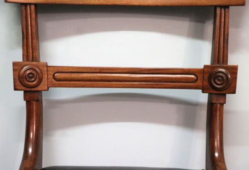 A LOVELY SET OF FOUR LATE GEORGIAN OR WILLIAM IV MAHOGANY BAR BACK DINING CHAIRS - ADDITIONAL PHOTO 24