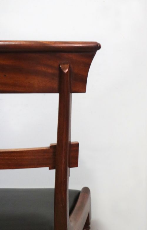 A LOVELY SET OF FOUR LATE GEORGIAN OR WILLIAM IV MAHOGANY BAR BACK DINING CHAIRS - ADDITIONAL PHOTO 29