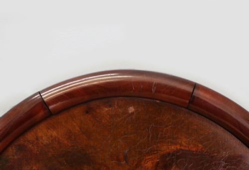 A TRULY WONDERFUL CERTAINLY UNUSUAL 19TH CENTURY MAHOGANY FRAMED WALL MIRROR - ADDITIONAL PHOTO 2