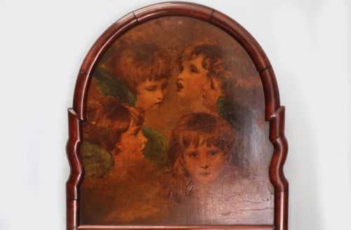 A TRULY WONDERFUL CERTAINLY UNUSUAL 19TH CENTURY MAHOGANY FRAMED WALL MIRROR - ADDITIONAL PHOTO 4