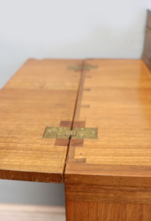 ART DECO STYLE DESIGN EXCEPTIONAL LITTLE DESK IN THE CAMPAIGN STYLE - ADDITIONAL PHOTO 12