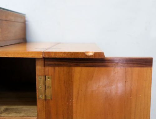 ART DECO STYLE DESIGN EXCEPTIONAL LITTLE DESK IN THE CAMPAIGN STYLE - ADDITIONAL PHOTO 17