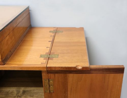 ART DECO STYLE DESIGN EXCEPTIONAL LITTLE DESK IN THE CAMPAIGN STYLE - ADDITIONAL PHOTO 18
