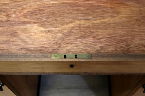 ART DECO STYLE DESIGN EXCEPTIONAL LITTLE DESK IN THE CAMPAIGN STYLE - ADDITIONAL PHOTO 23