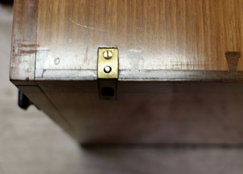 ART DECO STYLE DESIGN EXCEPTIONAL LITTLE DESK IN THE CAMPAIGN STYLE - ADDITIONAL PHOTO 27