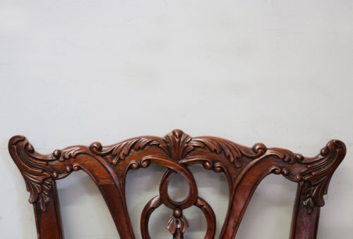 AN ABSOLUTELY CHARMING PAIR OF NICE QUALITY GEORGIAN REVIVAL STYLE CHILDRENS OPEN ARM OR CARVER CHAIRS - ADDITIONAL PHOTO 10