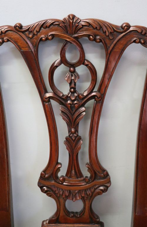 AN ABSOLUTELY CHARMING PAIR OF NICE QUALITY GEORGIAN REVIVAL STYLE CHILDRENS OPEN ARM OR CARVER CHAIRS - ADDITIONAL PHOTO 11