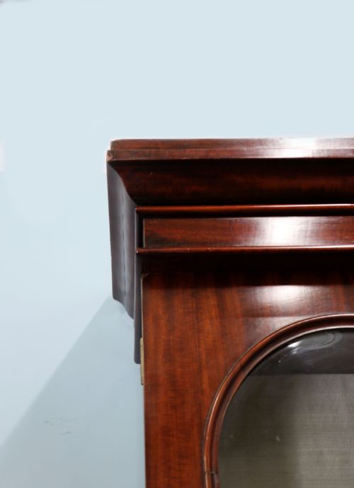 A BEAUTIFUL QUALITY VICTORIAN MAHOGANY BOOKCASE CABINET LATER SIGN WRITTEN WITH THE HOME OFFICE LOGO - ADDITIONAL PHOTO 14