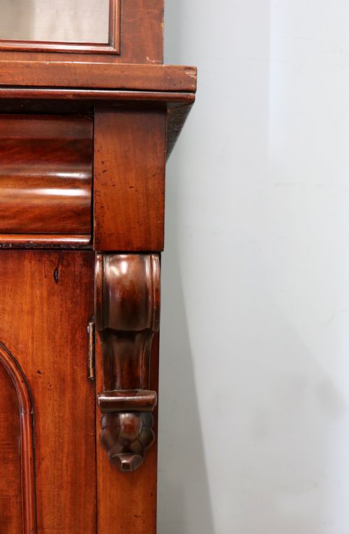 A BEAUTIFUL QUALITY VICTORIAN MAHOGANY BOOKCASE CABINET LATER SIGN WRITTEN WITH THE HOME OFFICE LOGO - ADDITIONAL PHOTO 25